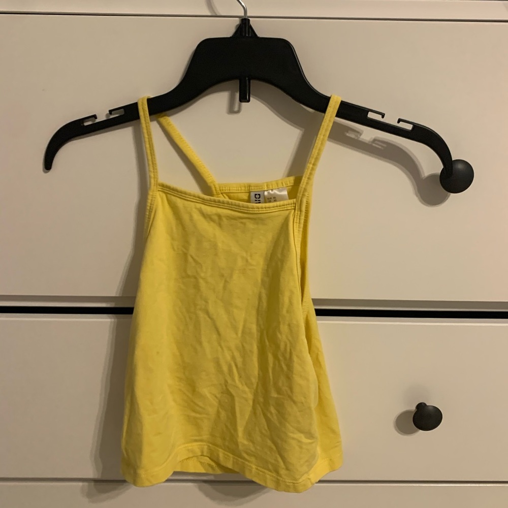 H&M Divided Yellow Tank Top